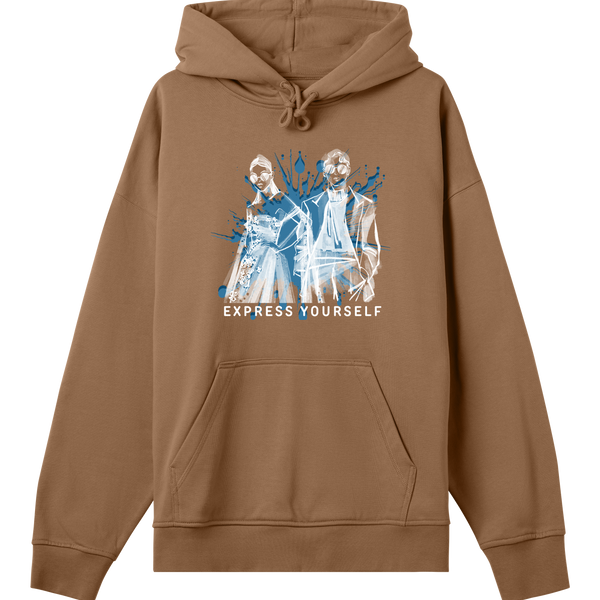 Artistry Unleashed - Boxy Hoodie - Toffee brown men - Hoodies