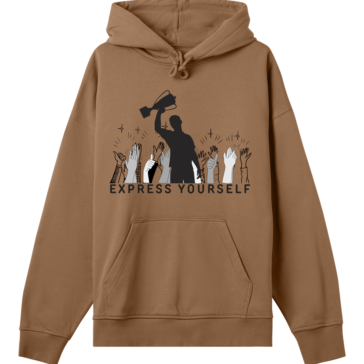 Champion Your Style - Express Yourself - Toffee brown men - Hoodies