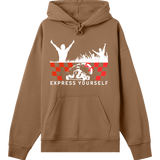 Checkered Victory - Express Yourself - Toffee brown men - Hoodies