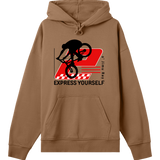 Ride the Red Wave - Express Yourself Hoodie - Toffee brown men - Hoodies