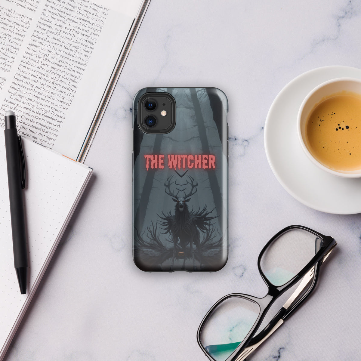 Haunting Shadows - The Witcher's Forest - Glossy iPhone 11 - Tech Accessories