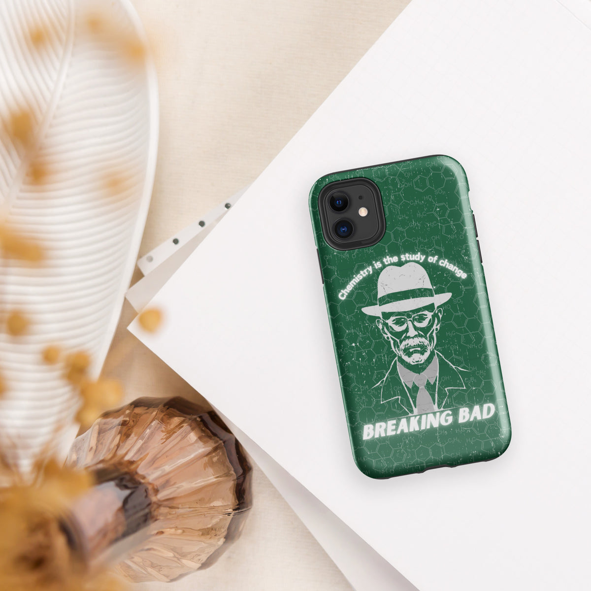 The Chemistry of Style - Breaking Bad Vintage iPhone Case - Glossy iPhone 11 - Tech Accessories