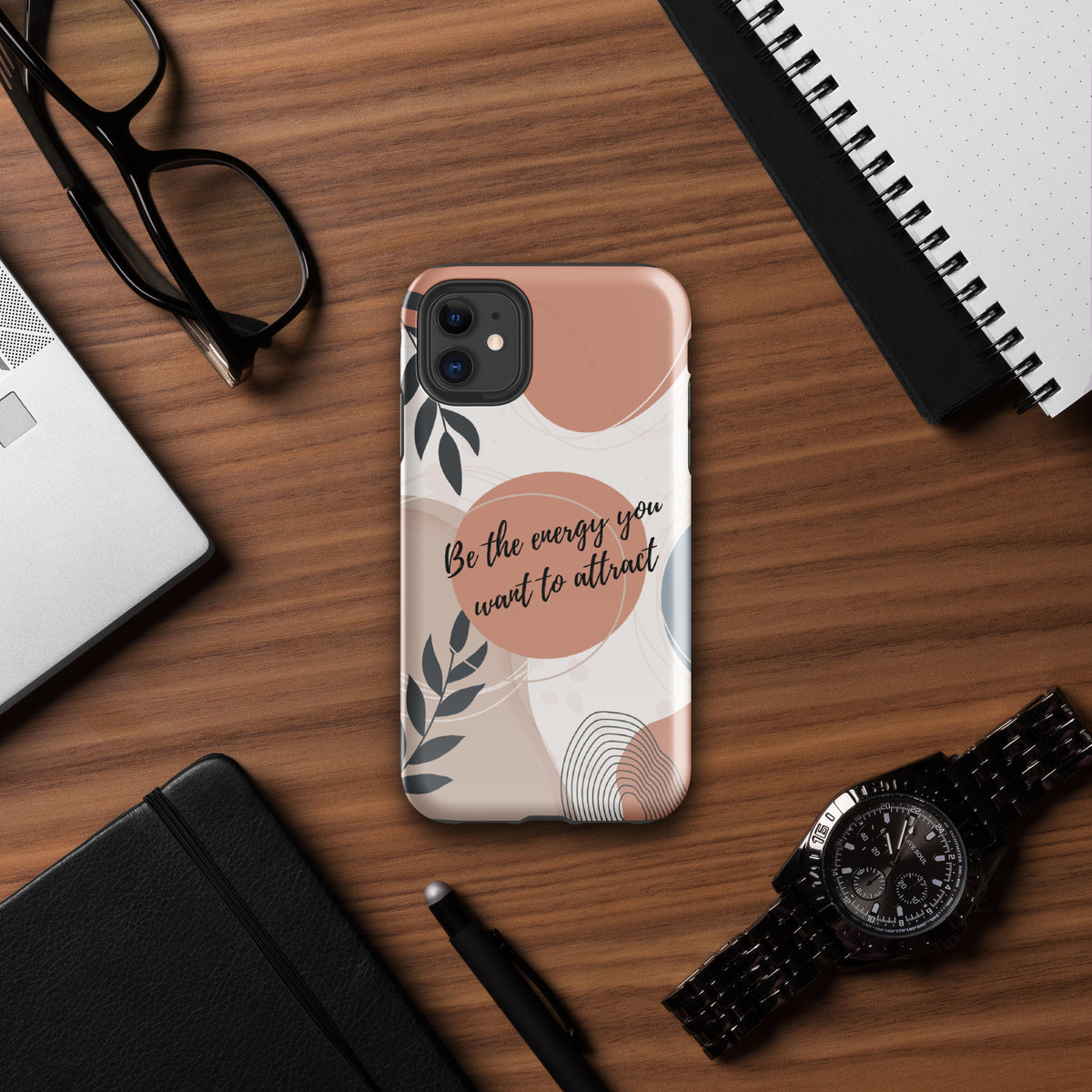 Nature’s Calm - Elegant iPhone Case Design - Glossy iPhone 11 - Tech Accessories