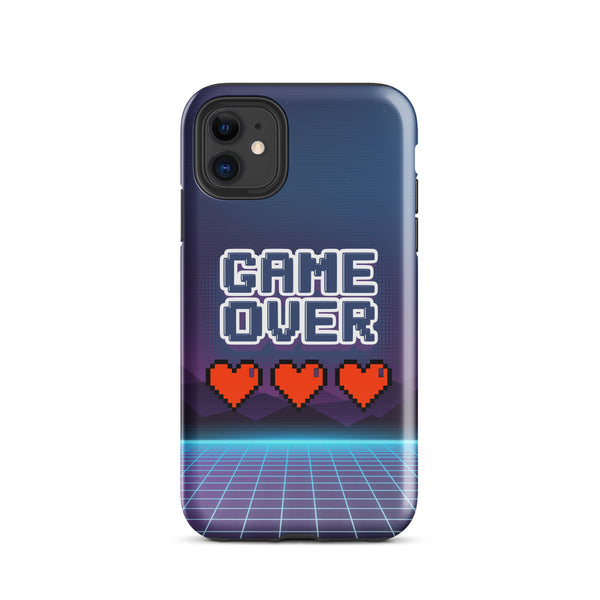 Game Over iPhone® Tough Case – Gamer Gift - iPhone 11 - Phone Case