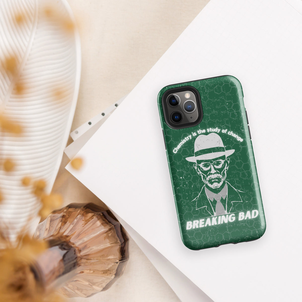 The Chemistry of Style - Breaking Bad Vintage iPhone Case - Glossy iPhone 11 Pro - Tech Accessories