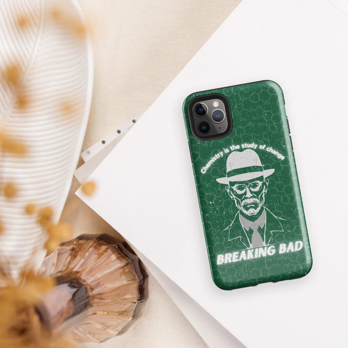 The Chemistry of Style - Breaking Bad Vintage iPhone Case - Glossy iPhone 11 Pro Max - Tech Accessories