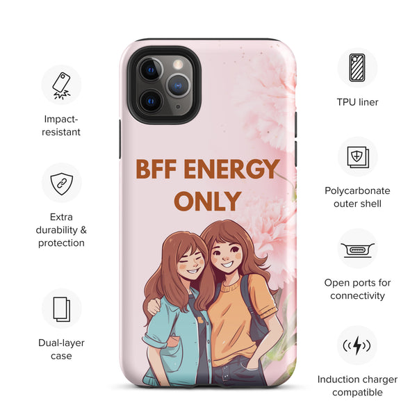 Tough iPhone® Case – Celebrate Your BFF Bond in Style - iPhone 11 Pro Max - Phone Case