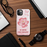 My Bestie, Your Therapist – Fun Tough iPhone® Case Gift - iPhone 11 Pro Max - Phone Case
