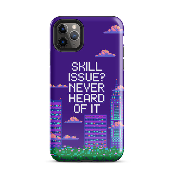 Skill Issue? Never Heard – Stylish Gaming iPhone® Case - iPhone 11 Pro Max - Phone Case