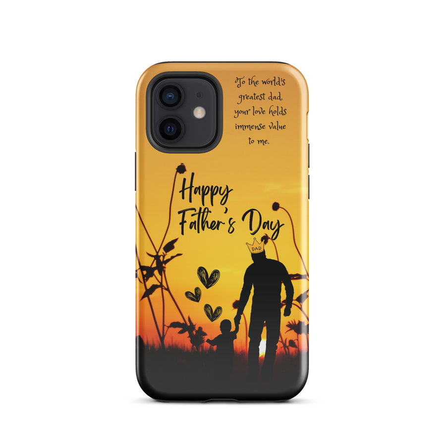 Crown Your Dad – Tough Case for iPhone® - iPhone 12 - Phone Case