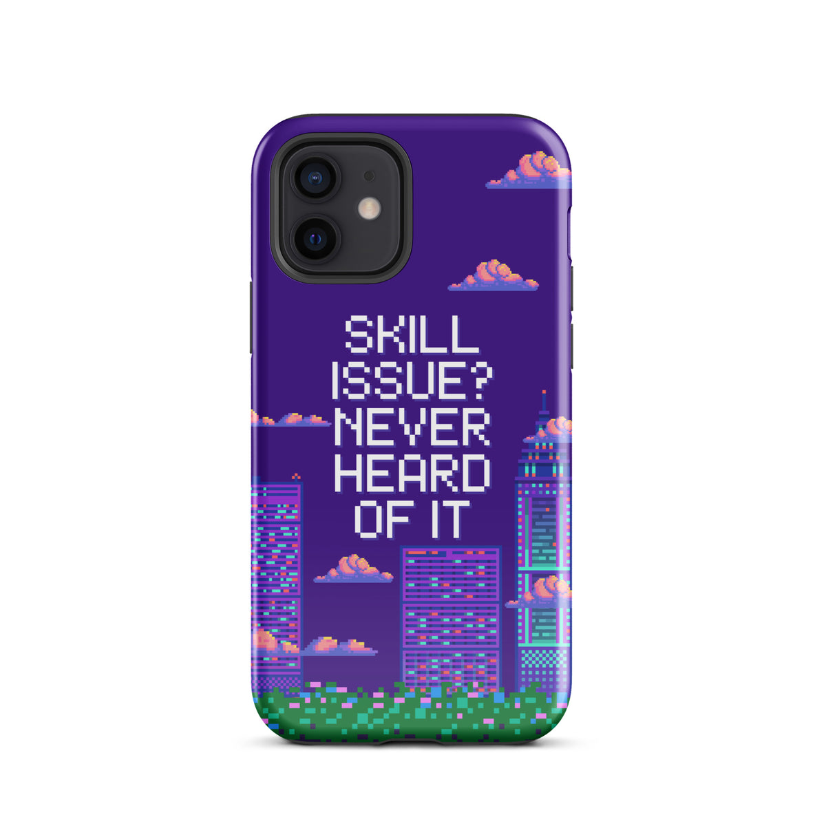 Skill Issue? Never Heard – Stylish Gaming iPhone® Case - iPhone 12 - Phone Case