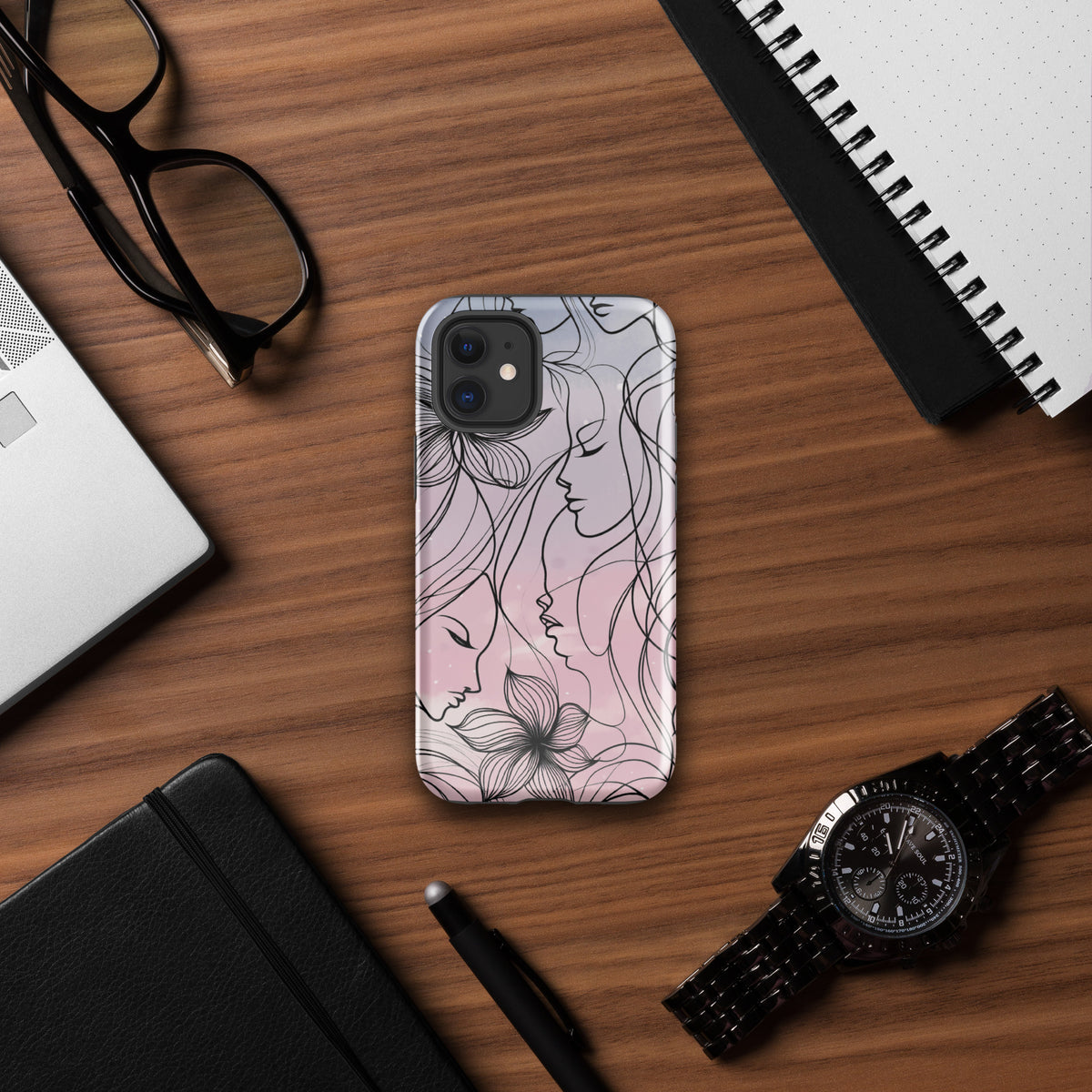 Pastel Dreams - Elegant Protection - Glossy iPhone 12 mini - Tech Accessories