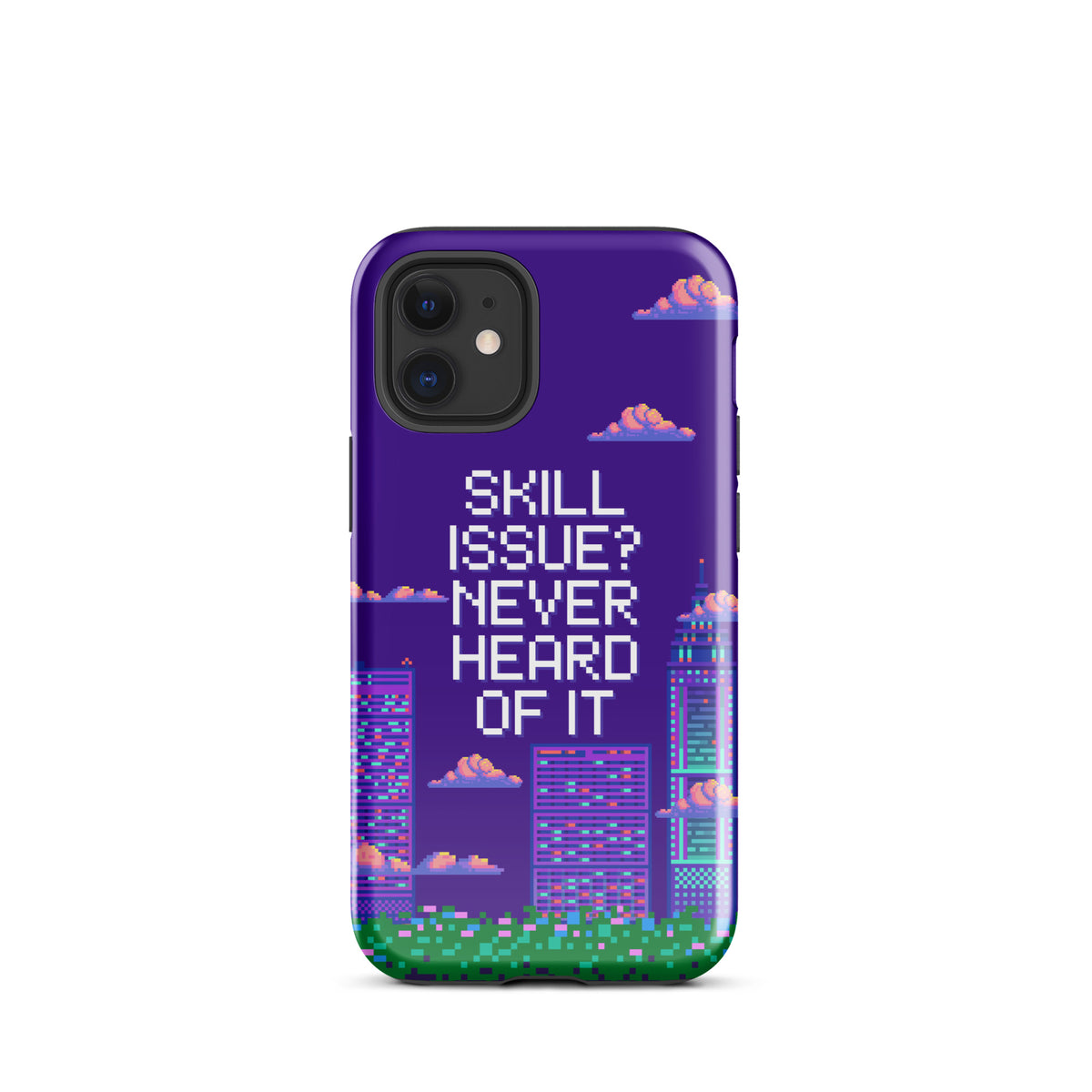 Skill Issue? Never Heard – Stylish Gaming iPhone® Case - iPhone 12 mini - Phone Case