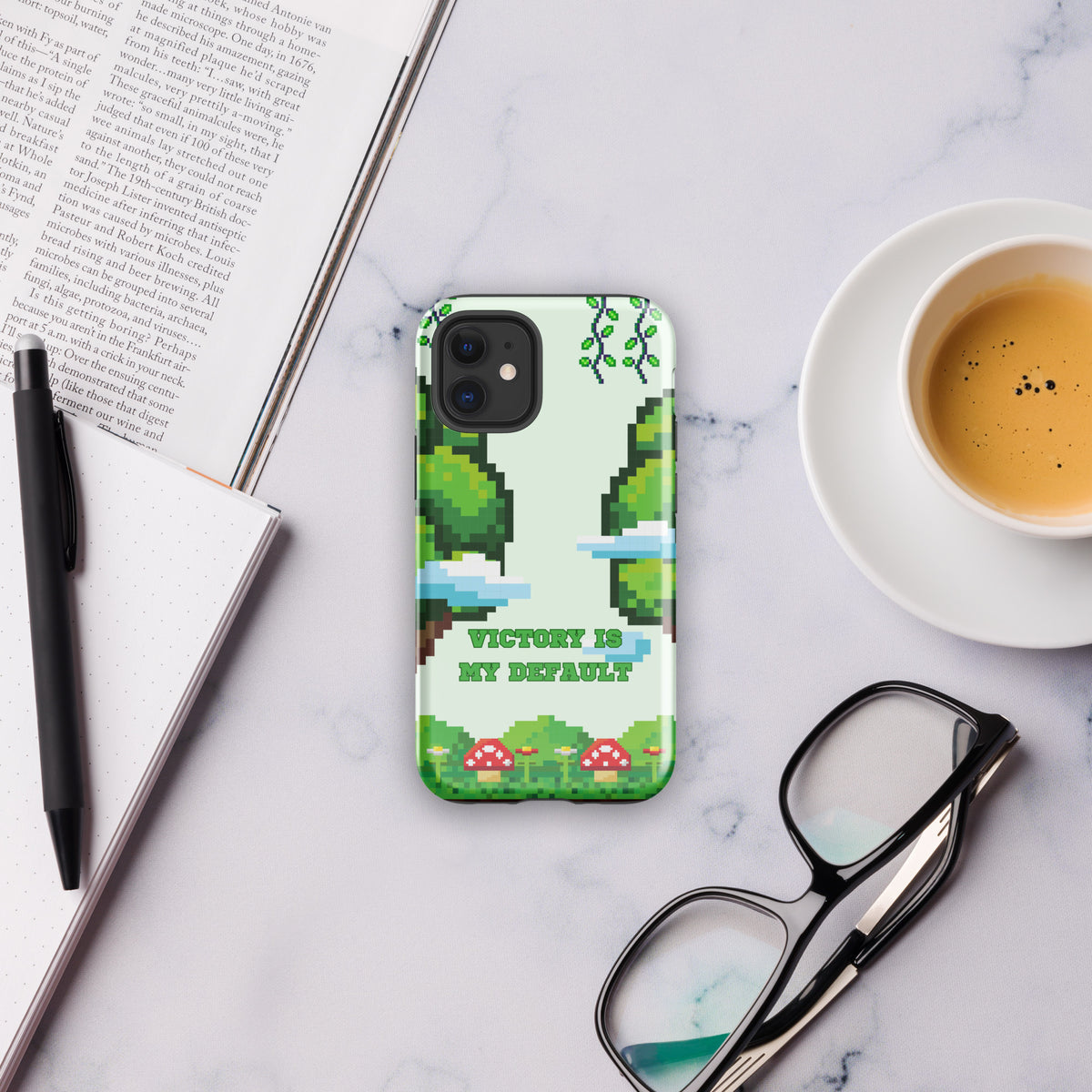 Pixel Victory – Tough iPhone® Case for Gamers - iPhone 12 mini - Phone Case