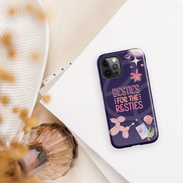 Besties for the Resties – Fun Tough iPhone® Case Gift - iPhone 12 Pro - Phone Case