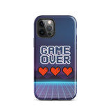 Game Over iPhone® Tough Case – Gamer Gift - iPhone 12 Pro - Phone Case