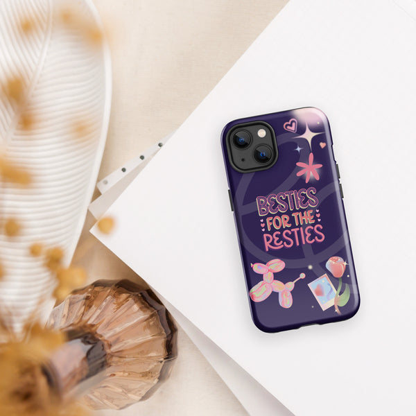 Besties for the Resties – Fun Tough iPhone® Case Gift - iPhone 13 - Phone Case