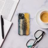 Calligraphic Harmony - A Blend of Tradition and Modernity - Glossy iPhone 13 mini - Tech Accessories