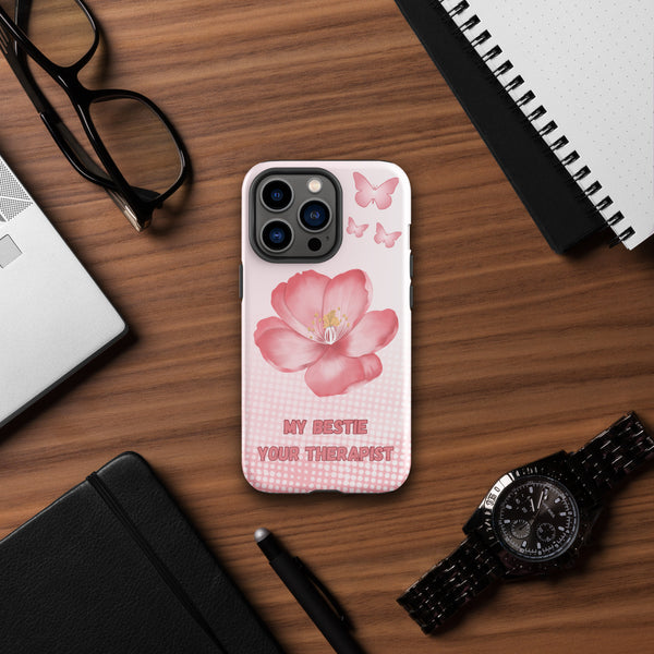 My Bestie, Your Therapist – Fun Tough iPhone® Case Gift - iPhone 13 Pro - Phone Case