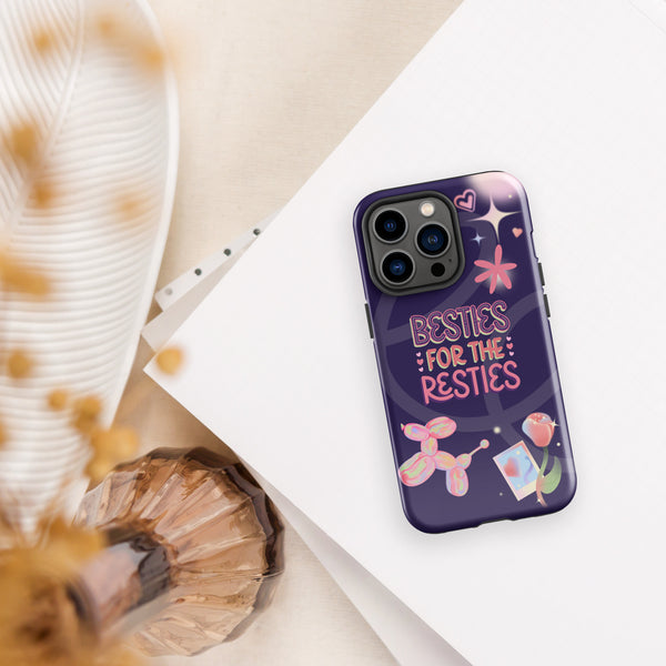 Besties for the Resties – Fun Tough iPhone® Case Gift - iPhone 13 Pro - Phone Case
