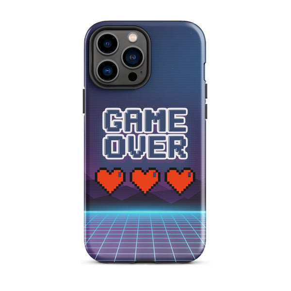 Game Over iPhone® Tough Case – Gamer Gift - iPhone 13 Pro Max - Phone Case