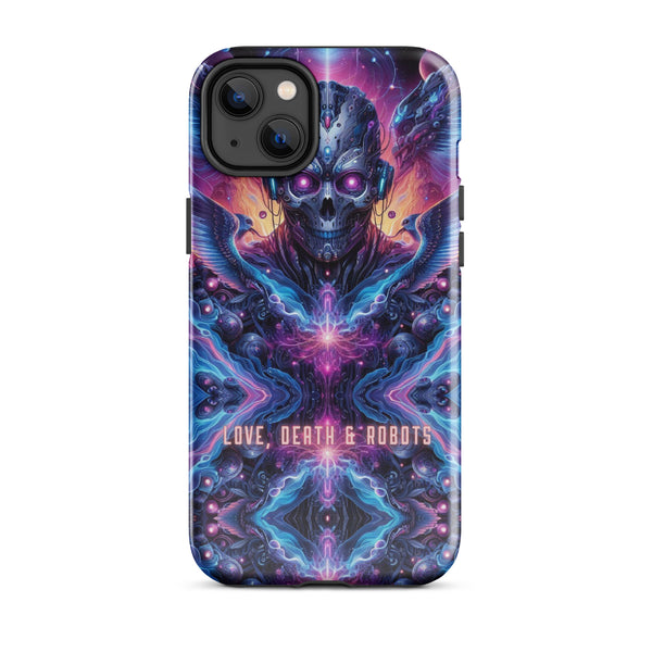 Cyber Symphony - Love, Death & Robots - Glossy iPhone 14 Plus - Tech Accessories