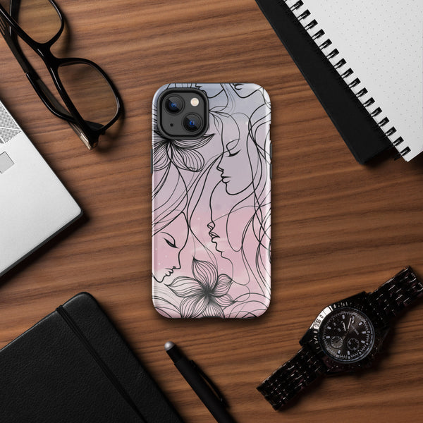 Pastel Dreams - Elegant Protection - Glossy iPhone 14 Plus - Tech Accessories