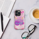 Stylish iPhone® Tough Case – Best Friends Always Edition - iPhone 14 Pro - Phone Case
