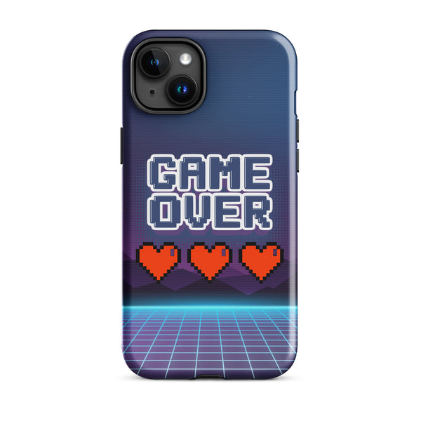 Game Over iPhone® Tough Case – Gamer Gift - iPhone 15 Plus - Phone Case