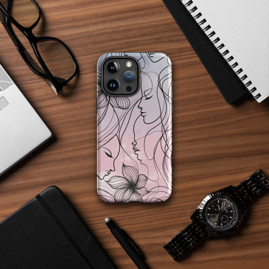 Pastel iPhone Case – A Delicate Gift for Her - Glossy iPhone 15 Pro Max - Tech Accessories