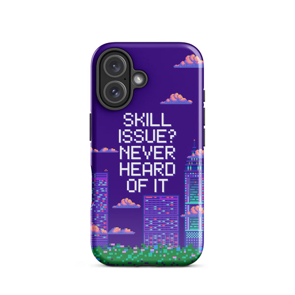 Skill Issue? Never Heard – Stylish Gaming iPhone® Case - iPhone 16 - Phone Case