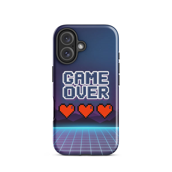 Game Over iPhone® Tough Case – Gamer Gift - iPhone 16 - Phone Case