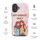Tough iPhone® Case – Celebrate Your BFF Bond in Style - iPhone 16 Plus - Phone Case