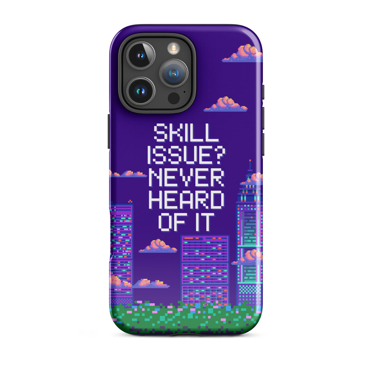 Skill Issue? Never Heard – Stylish Gaming iPhone® Case - iPhone 16 Pro Max - Phone Case