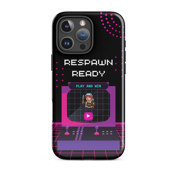 Respawn Ready Gamer iPhone® Tough Case Gift - iPhone 16 Pro Max - Phone Case