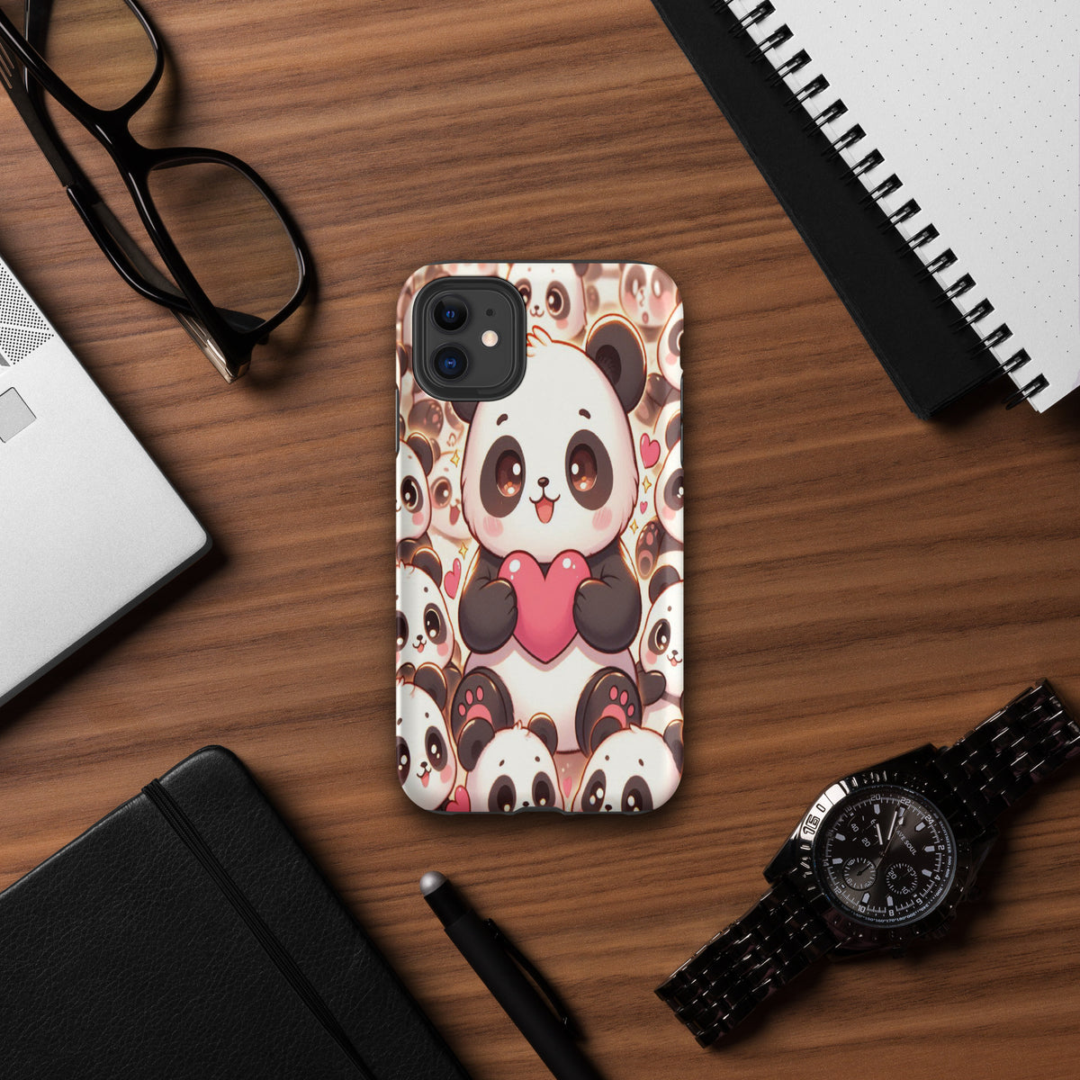 Cuteness Overload - Panda Paradise Phone Case - Matte iPhone 11 - Tech Accessories