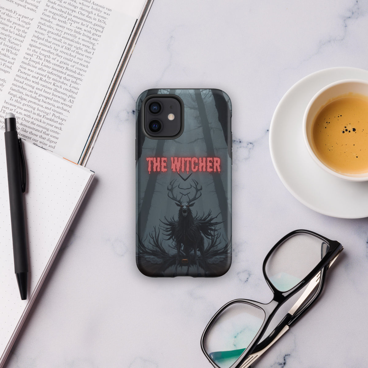 Haunting Shadows - The Witcher's Forest - Matte iPhone 12 - Tech Accessories