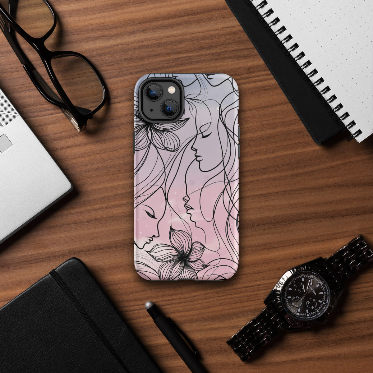 Pastel Dreams - Elegant Protection - Matte iPhone 14 Plus - Tech Accessories