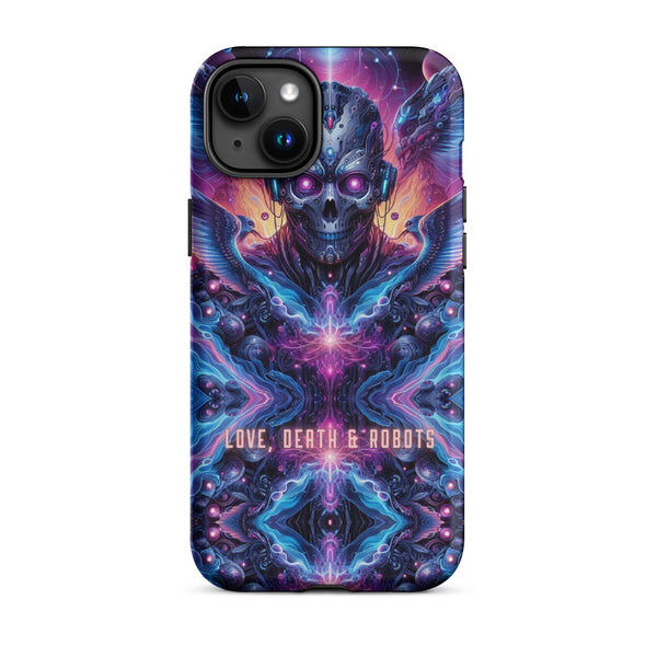 Cyber Symphony - Love, Death & Robots - Matte iPhone 15 Plus - Tech Accessories