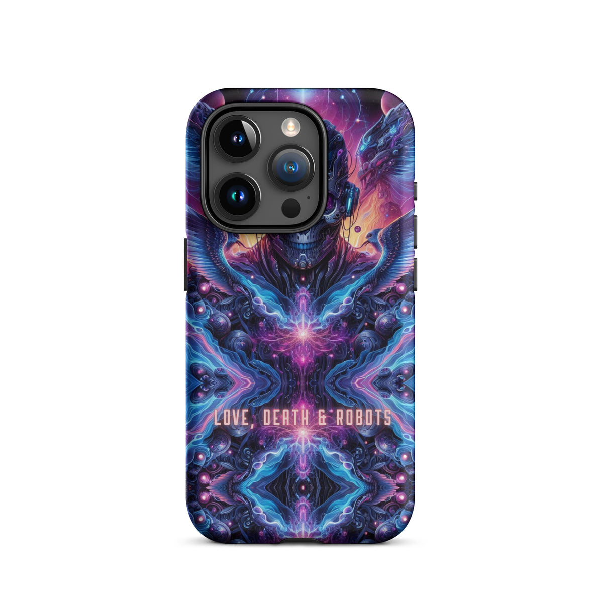 Cyber Symphony - Love, Death & Robots - Matte iPhone 15 Pro - Tech Accessories