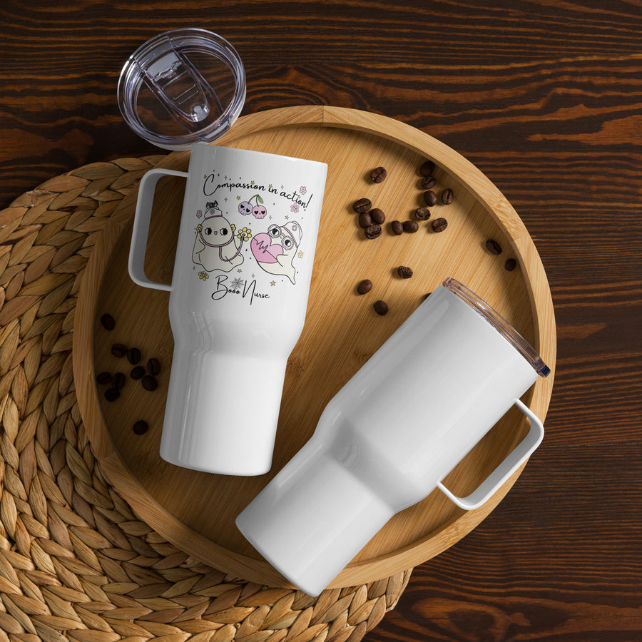 Boo Nurse Mug – Halloween Gift for Nurses - 25 oz - Travel Mugs