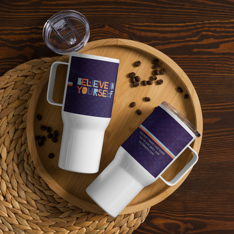 Gamer Confidence Mug – Gift for Achievers - 25 oz - Travel Mugs