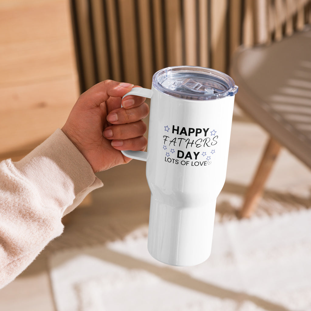 Happy Father's Day Travel Mug – Lots of Love - Default Title - Mugs