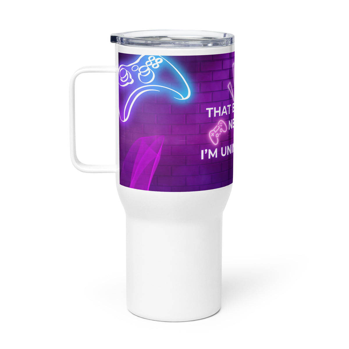 Level Up Mug – Gamer Gift for Best Friend - 25 oz - Travel Mugs
