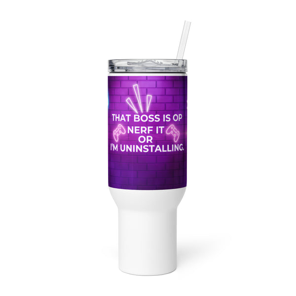 Level Up Mug – Gamer Gift for Best Friend - 40 oz - Travel Mugs