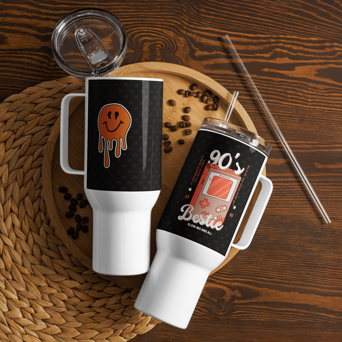 Nostalgic Fuel – Retro Bestie Mug - Default Title - Travel Mugs