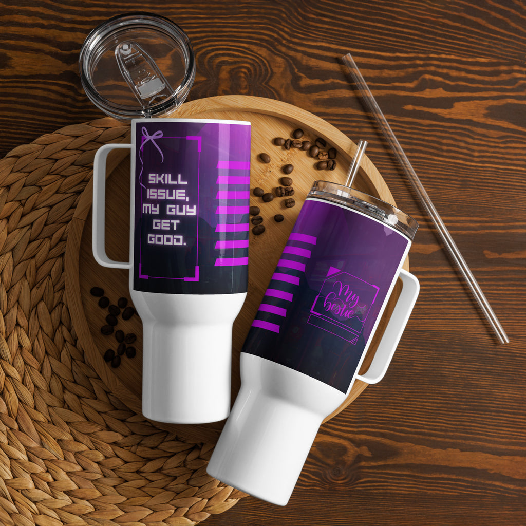 Level Up Your Sips – Gamer & Bestie Travel Mug - Default Title - Travel Mugs