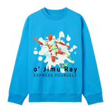 Energetic Soccer Canvas Hoodie - Turquoise men - Sweatshirts