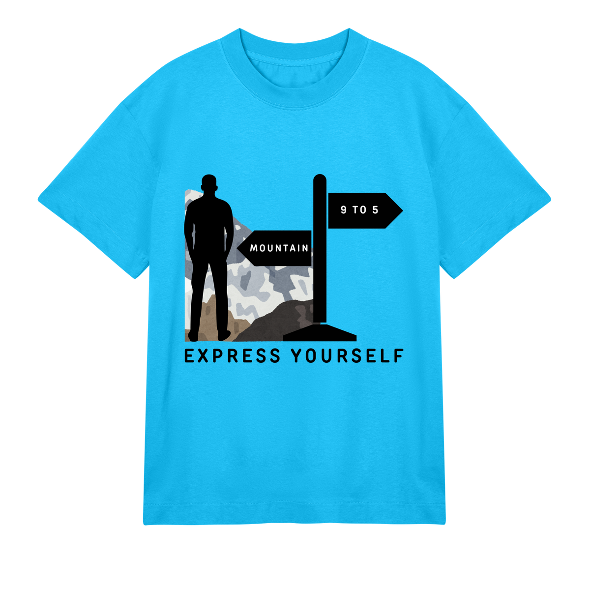 Beyond The 9 to 5 - Turquoise men - T-shirts