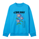 Floral Grace - Express Your Elegance - Turquoise men - Sweatshirts